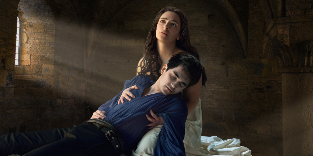 Romeo fallen in Juliet's arms