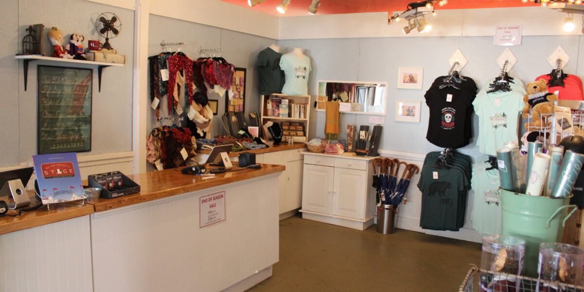 Bard Boutique from the festival site
