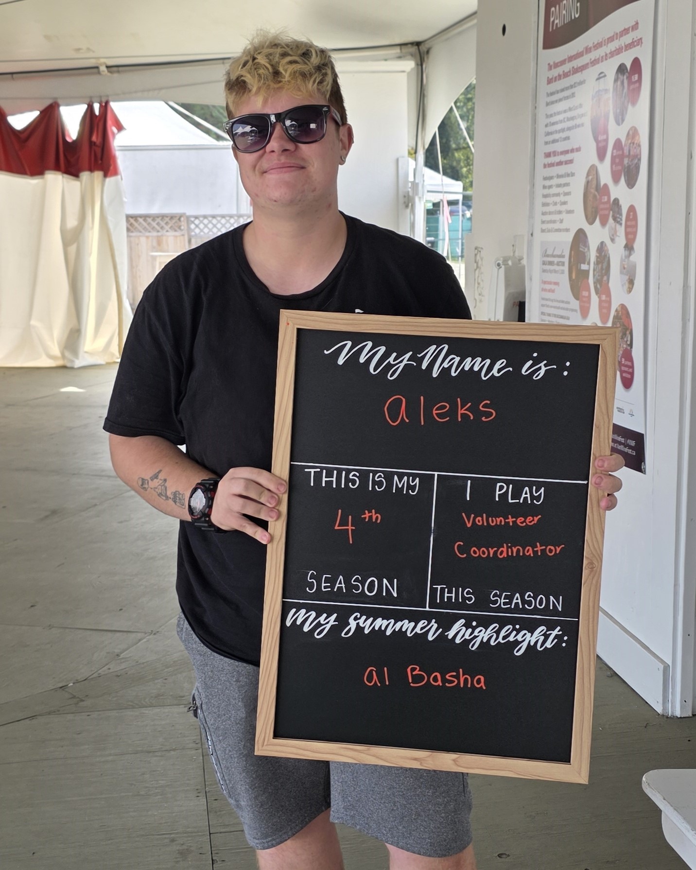 Aleks is our Volunteer Coordinator and is in his fourth year with Bard. His summer highlight has been the proximity to Al Basha for lunch breaks