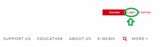 bardonthebeach.org login button screenshot